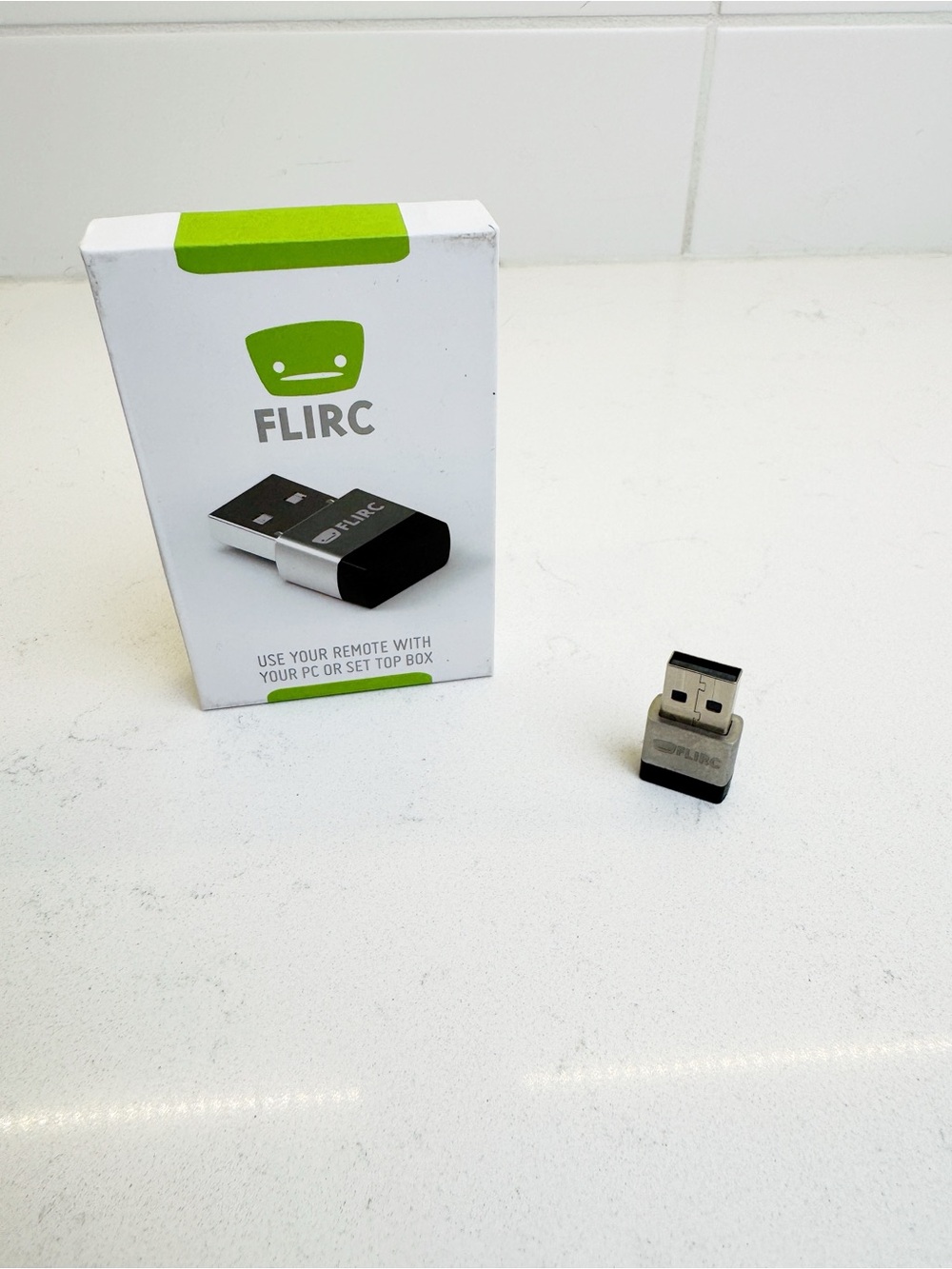 FLIRC USB Bluetooth/IR Adapter - Silver & Black